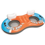 Bestway Schwimmringsessel "Rapid Rider X2" 43113 gelb/schwarz, 251 x 132 cm