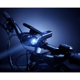 FISCHER Fahrrad Akku Leuchten-Set 30 Lux, LED-Leuchte 