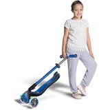 GLOBBER Elite Deluxe mit Leuchtrollen, Scooter blau