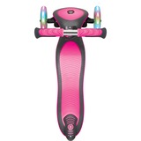 GLOBBER Elite Deluxe mit Leuchtrollen, Scooter pink/schwarz