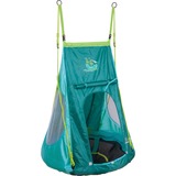 HUDORA Nestschaukel mit Zelt Pirate 90 türkis