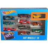 Hot Wheels Hot Wheels Set mit 10 Fahrzeugen im Maßstab 1:64, Spielfahrzeug 