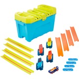 Hot Wheels Track Builder Unlimited Mehrspurige Speed Box, Rennbahn Starter-Set inkl. 1 Auto