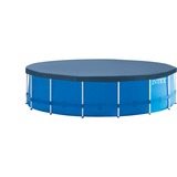 Intex Frame Pool Set Rondo, Ø 457 x 122cm, Schwimmbad dunkelblau/weiß, Kartuschen-Filteranlage ECO 638R