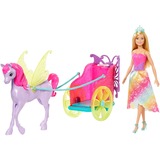 Mattel Barbie Dreamtopia Prinzessin Puppe, Pegasus und Kutsche