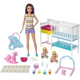 Mattel Barbie "Skipper Babysitters Inc." Kinderzimmer Spielset, Puppe