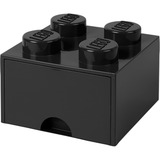 LEGO Brick Drawer 4 schwarz, Aufbewahrungsbox