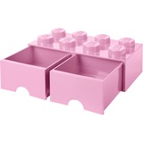 Room Copenhagen LEGO Brick Drawer 8 rosa, Aufbewahrungsbox rosa