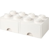 Room Copenhagen LEGO Brick Drawer 8 weiß, Aufbewahrungsbox weiß