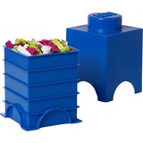 Room Copenhagen LEGO Storage Brick 1 blau, Aufbewahrungsbox blau