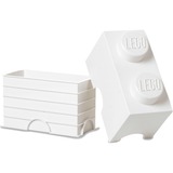Room Copenhagen LEGO Storage Brick 2 weiß, Aufbewahrungsbox weiß