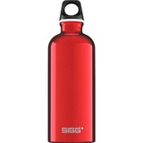 SIGG Alu Traveller 0,6 Liter, Trinkflasche rot