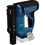 Bosch Akku-Holzklammerer GTH 18V-14 Professional solo, 18Volt, Elektrotacker blau/schwarz, ohne Akku und Ladegerät, in L-BOXX