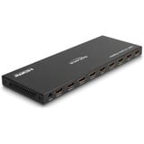 DeLOCK HMDI Splitter 1 x HDMI in zu 8 x HDMI out 4K 60 Hz, HDMI Splitter schwarz