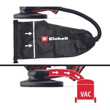 EINHELL  Professional Akku-Trockenbauschleifer TP-DWS 18/225 Li BL Solo, 18Volt rot/schwarz, ohne Akku und Ladegerät
