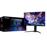 GIGABYTE AORUS FO32U2, Gaming-Monitor 80.3 cm (31.5 Zoll), schwarz, UltraHD/4K, QD-OLED, USB-C, 240Hz Panel