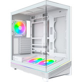 Montech SKY 3 , Tower-Gehäuse weiß, Panorama-Glasfront