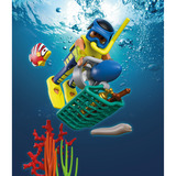 PLAYMOBIL 72078 City Action Polizeitaucher mit Schatz, Konstruktionsspielzeug 