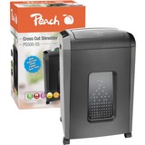 Peach Auto Cross Cut Schredder PS500-55, Aktenvernichter schwarz