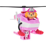 Spin Master Paw Patrol Fire Rescue - Skyes Rettungshubschraube, Spielfahrzeug mit Skye Hundefigur und Katzenfigur