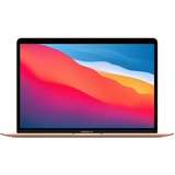 Apple MacBook Air 33,8 cm (13,3") 2020, Notebook gold, M1, 7-Core GPU, macOS Ventura, Deutsch, non DEP, 256 GB SSD