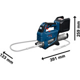Bosch Professional Akku-Fettpresse GFP 18V-10 Professional solo, 18Volt blau/schwarz, ohne Akku und Ladegerät, in XL-BOXX