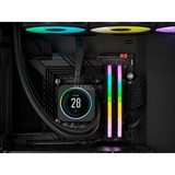 Corsair DIMM 32 GB DDR5-5200 (2x 16 GB) Dual-Kit, Arbeitsspeicher schwarz, CMH32GX5M2B5200C40, Vengeance RGB, INTEL XMP