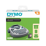 Dymo LetraTag LT-100T, Beschriftungsgerät silber, mit QWERTZ-Tastatur