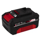 EINHELL 2x 4,0Ah & Twincharger Kit, Set schwarz/rot