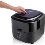 Hisense Heißluftfritteuse HAF1350DR schwarz, 1.350 Watt, Korb 6,7 Liter, mit Sichtfenster