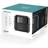 Hisense Heißluftfritteuse HAF1350DR schwarz, 1.350 Watt, Korb 6,7 Liter, mit Sichtfenster
