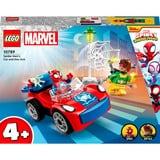 LEGO 10789 Marvel Spidey und seine Super-Freunde Spider-Mans Auto und Doc Ock, Konstruktionsspielzeug 