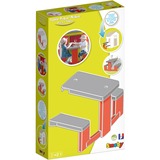 Smoby Picknicktisch, Gartenspielgerät rot/grau, Zubehör für Smoby Spielhäuser