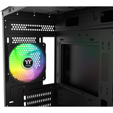 Thermaltake View 170 WS ARGB , Tower-Gehäuse schwarz/holz, Tempered Glass x 2, Holz-Struktur