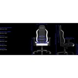 Vertagear Gaming-Stuhl SL3800 schwarz/carbon, ContourMax Lumbar, VertaAir, Hygennx