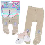 ZAPF Creation BABY born® Strumpfhose und Socken Schäfchen, Puppenzubehör sortierter Artikel, ein Paar