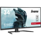 iiyama G-Master GB3467WQSU-B5, Gaming-Monitor 86.4 cm(34 Zoll), schwarz, WQHD, AMD Free-Sync, HDR, 165Hz Panel