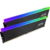 ADATA DIMM 16 GB DDR4-3600 (2x 8 GB) Dual-Kit , Arbeitsspeicher schwarz, AX4U36008G18I-DTBKD35G, XPG Spectrix D35G, INTEL XMP