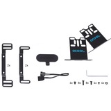 Alphacool Core 100 Aurora Reservoir Acetal/Acryl mit VPP Apex Pumpe schwarz, Ausgleichsbehälter mit Pumpe