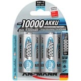 Ansmann 10000mAh NiMh Professional, Akku silber