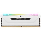 Corsair DIMM 16 GB DDR4-3600 (2x 8 GB) Dual-Kit, Arbeitsspeicher weiß, CMH16GX4M2D3600C18W, Vengeance RGB PRO SL, INTEL XMP