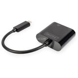 Digitus  USB Type-C Gigabit Ethernet Adapter schwarz, mit Power Delivery Unterstützung