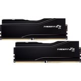 G.Skill CU-DIMM 48 GB DDR5-9600 (2x 24 GB) Dual-Kit, Arbeitsspeicher schwarz, F5-9600C4658H24GX2-TZ5CK, Trident Z5 CK, INTEL XMP