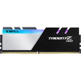 G.Skill DIMM 32 GB DDR4-4000 (2x 16 GB) Dual-Kit, Arbeitsspeicher schwarz/silber, F4-4000C18D-32GTZN, Trident Z Neo, INTEL XMP