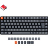 Keychron K3 Version 2 , Gaming-Tastatur schwarz/grau, DE-Layout, Keychron Low Profile Optical Red, Hot-Swap, Aluminiumrahmen