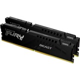 Kingston FURY DIMM 32 GB DDR5-5200 (2x 16 GB) Dual-Kit, Arbeitsspeicher schwarz, KF552C36BBEK2-32, Fury Beast    , INTEL XMP, AMD EXPO