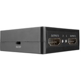 Lindy 2 Port HDMI Splitter 18Gbps, kompakt schwarz