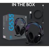 Logitech G535 LIGHTSPEED, Gaming-Headset schwarz