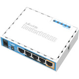MikroTik hAP, Access Point weiß, 5 Ethernet-Anschlüsse, PoE-Ausgang, USB für 3G/4G-Unterstützung