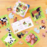 Ravensburger Puzzle UP! - Bauernhoftiere 4, 6, 8 und 10 Teile